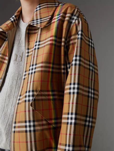 rainbow signature check Burberry